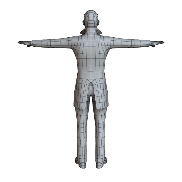 formal male 01 3d model - Formal Male 01 by ignisfatuus